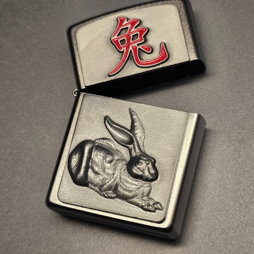 Zippo zodiac rabbit emblem - zodiac,