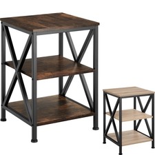 Beistelltisch Holz + Metall