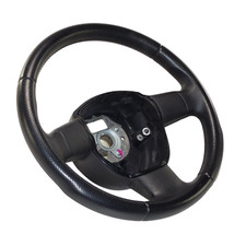 Lederlenkrad Sportlenkrad Audi A3 8P A4 B7 Cabrio Leder gelocht schwarz