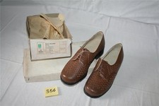 DDR Frauen Halbschuh VEB RAKETE WEIßENFELS Leder Qualität Arbeitsschuh Gr.26,5