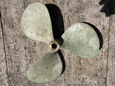 Dreiblattpropeller, Schiffsschraube, Propeller 15x12, gebraucht, linksdrehend