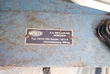 Meiller Ersatzrad-Hebevorrichtung HEVO 200, Minikran, Seilwinde, Kran, Anhänger 