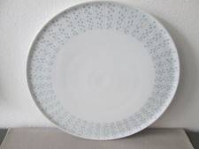 Melitta Tortenplatte Kuchenplatte Servierplatte 30 cm Gitter Dekor grau blau