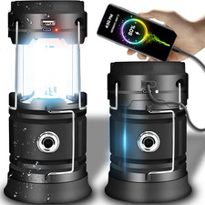 LED Campinglampe mit Akku &