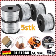 5x Stahl Bindedraht Rebar Bindemaschine Rollen Spanndraht 0.8mm Länge 110m DE