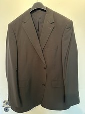 Herren Hochzeit Anzug Sarar Herren Business Anzug Braun Sakko 29, Hose 28