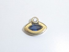 8K Gold 333 Gelbgold  Saphir