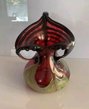 Vintage Glasvase Krug Skulptur