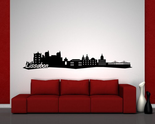 Wandtattoo lissabon mit - wandtattoo,