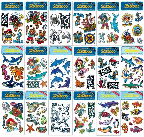 Piraten tattoos kinder pirat - kinder,