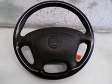 Lenkrad Opel Vectra A Omega B Astra F 90497158 Airbag Leder schwarz *F85434*