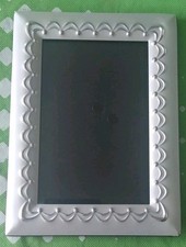 Bilderrahmen Dekorativer Fotorahmen Tischrahmen 19,5x14,5x2cm aus Alu/Kunststoff