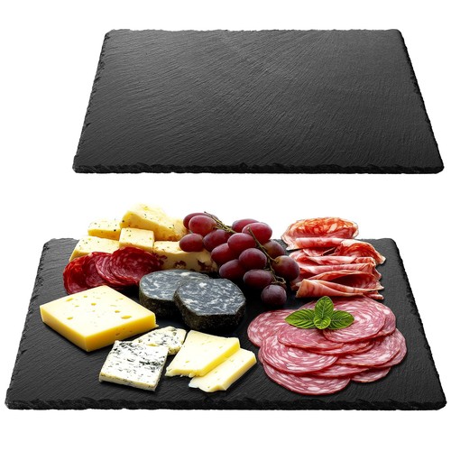Schiefer teller platzset - schiefer,