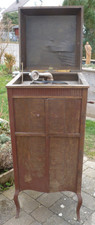 Grammophonschrank  antik, Bärophon, renovierungsbedürftig