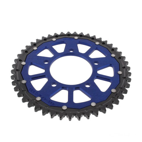 Kettenrad alu blau - kettenrad, 47-zähne