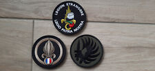 3 Stück Set Fremdenlegion Patch Stoffabzeichen Aufnäher - 8cm - mit Klett - NEU