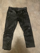 Rad Masters Lederhose Herren Lederjeans Gr. L Echtes Leder