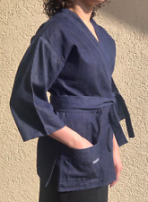 Org. VINTAGE 80er BLACKY DRESS Jeans Wickeljacke Gr. 38 - Top, cool & Rarität!