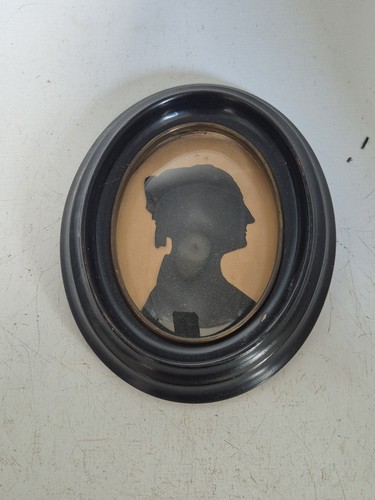 Antike silhouette der frau - der,