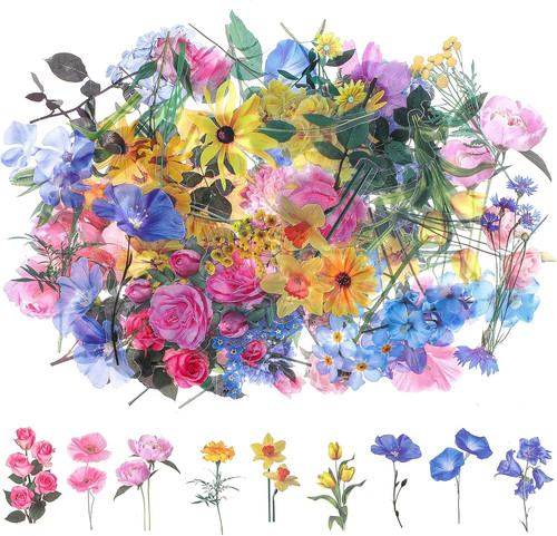 120 stück transparent blumen - 120,