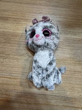 Ty Kiki Katze Kuscheltier Glubschi Schmusetier Glitzer Augen Pink Tiger 15cm