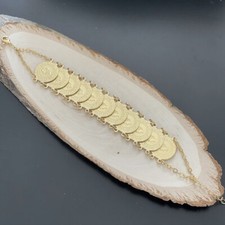 Ceyrek Altin Bileklik Bilezik Münzen Gold Armband 22 Ayar Altin Kaplama Atatürk