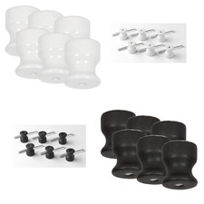 6er Set Porzellan Isolator