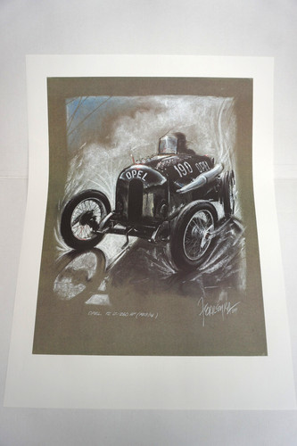 Vintage opel 125 jahre - opel,