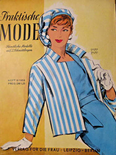 Altes modeheft von 1958 2 - , +