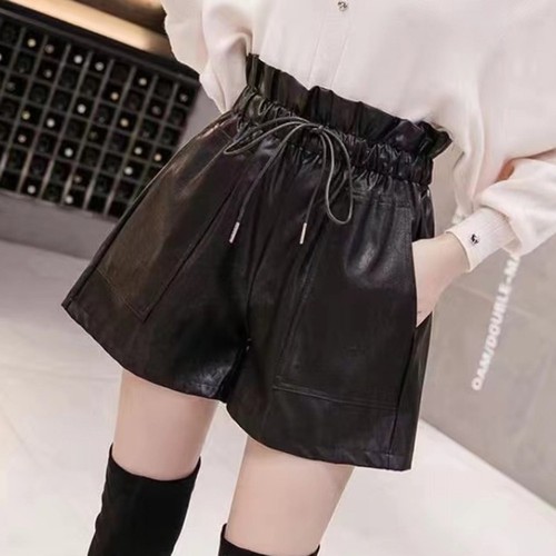 Ledershorts lockere passform - ledershorts,