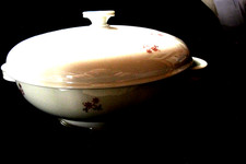 Terrine mit Deckel,  1,5 Liter, Rosenthal "Winifred", U.S.Zone,