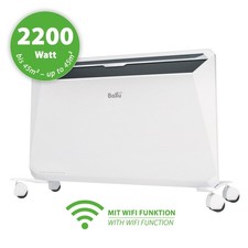 Konvektor Elektroheizer Heizlüfter Heizgerät Radiator 2200W Heizung WiFI  