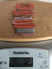 FLUITIN Elektro Schnellot 1 mm “S” 60% Sn - ca. 12 g   Reste