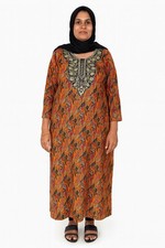 XXL Größe 60 cm langer Kaftan Farasha Morgenmantel Kleid