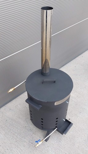 Poolheizung feuertonne mit 15m - poolheizung,