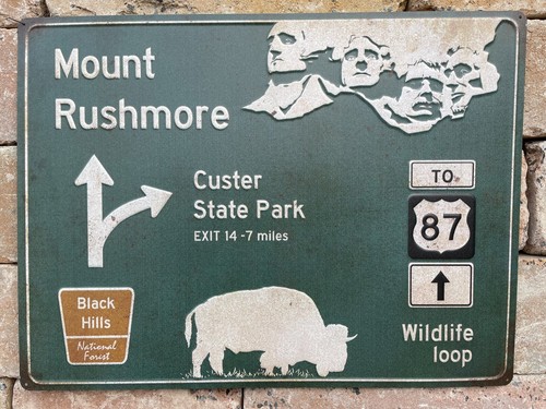 Blechschild mount rushmore usa - rushmore,