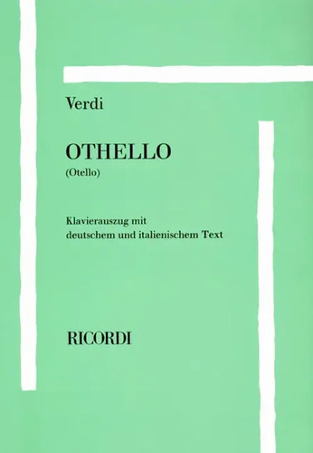 Othello giuseppe verdi - othello, |