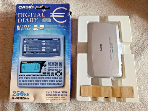 Casio digital diary - casio, sf-4980er