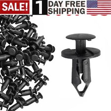 100x 8mm Bumper Clips Auto Car