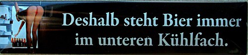 Magnet deshalb steht bier - deshalb,