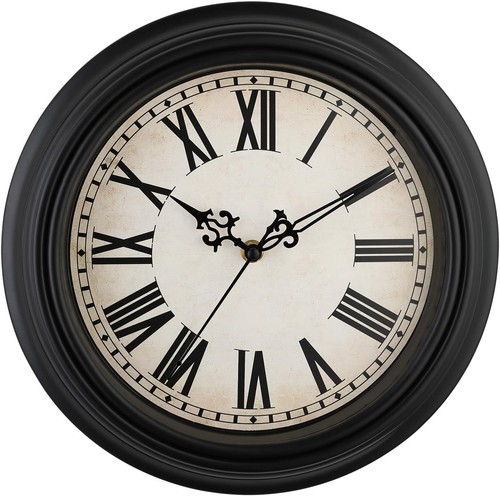 Klassische retro wanduhr 25cm - klassische,