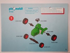 Playmobil Bauanleitung 4143 Multifunktionstraktor Bauernhof A6 , 4 Seiten