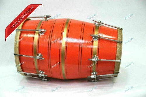Indische holz dholak dholki - indische, dholak/dholki