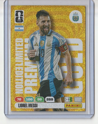 Lionel messi premium gold - lionel,