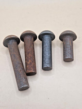 Antik Halbrundniete Niete DIN 660  1,0 -Ø 16mm Eisenniete Vollniete  Altprodukt