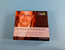 Holger Wemhoff - Wo die Sprache aufhört - 4er Hörbuch CDs