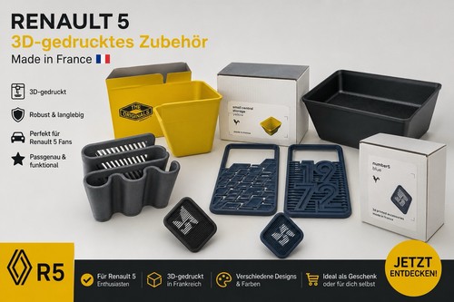 Renault storage box - r5, deckel
