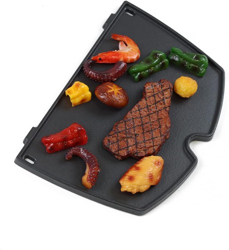 Gusseisen grillplatte 32x22cm - gusseisen,