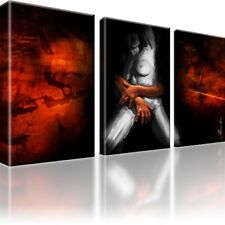 Erotik Akt Abstrakt Bild Leinwand Keilrahmen Kunstdruck 3 Wandbilder