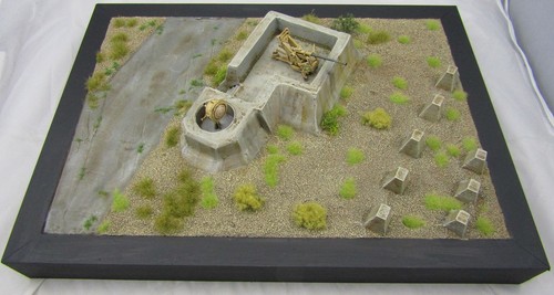 Betonbunker für flak - 1:72 ,